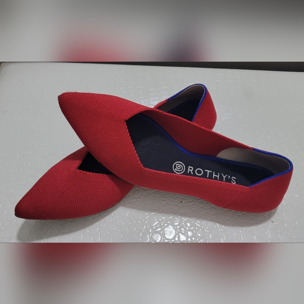 Rothy's The Point Size 10.5 Red Chili